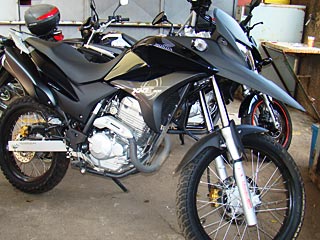 Moto usada para o tráfico