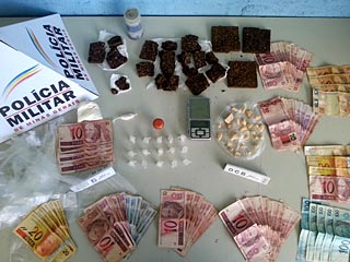 Drogas no Santos Dumont apreendidas pela PM