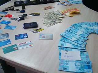 Foto: Acessa.com Moedas falsas PF