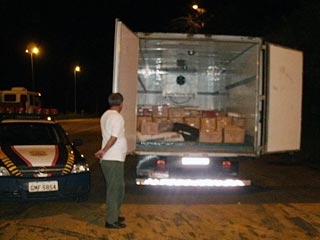 Foto: Divulgação/PRF Apreensão de queijo