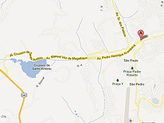 Foto: Reprodução/Google Maps Trajeto Corrida do Batom