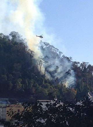 Foto: Raphael Reis/ JF dá depressão Incêndio