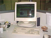 Foto de um computador