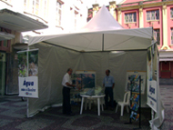 Acessa.com estande no Calçadão