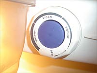 Foto de um termostato de geladeira