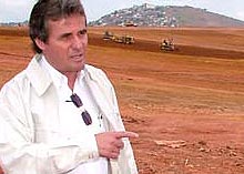 prefeito Alberto Bejani no morro do Alem?o