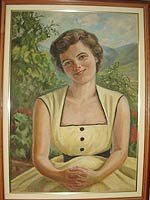 Foto de retrato pintado da Dona Zez?