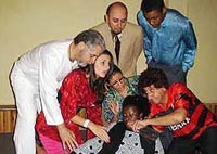 Foto dos quadros em exposi??o