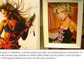 Imagem 
da primeira p?gina do caderno Cultura que mostra a mat?ria de Fl?vio Nascimento