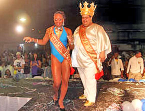 Foto da escolha da rainha do carnaval