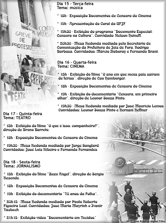 Arte: José Roberto Programação