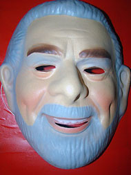 Foto de máscara do Lula