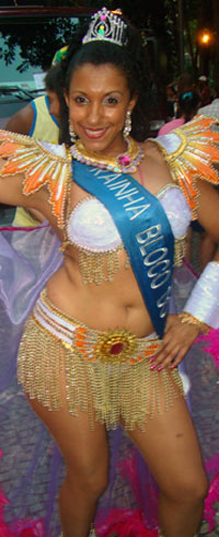 Foto da rainha da bateria