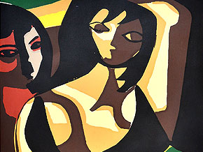 Clique para ampliar / Reprodução Quadro de Di Cavalcanti