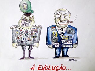 Cartum "A Evolução", de Élcio Danilo R. Amorim