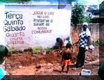 muro pintado pelos moradores