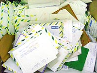 Foto de cartas já recebidas