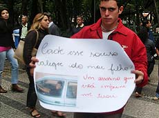 foto da manifesta??o no Parque Halfeld