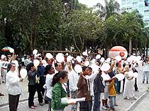 foto da manifesta??o no Parque Halfeld