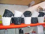 Foto de artesanato produzido pelas crian?as