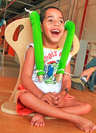 Foto de uma crian?a na Ciranda