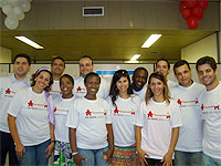 Equipe da ACESSA.com no Hemocentro