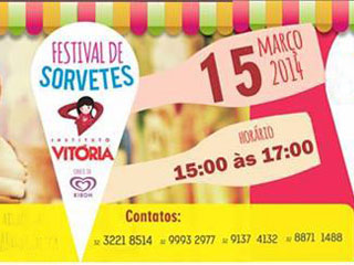 Instituto Vitória realiza festival de sorvete beneficente neste sábado