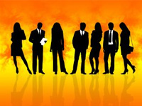 ilustra&ccedil;&atilde;o representando os empres&aacute;rios