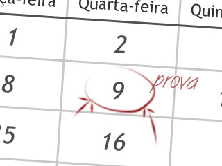 ilustra&ccedil;&atilde;o de um calend&aacute;rio