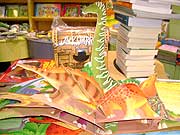 Foto de livros
de dinossauros pop up