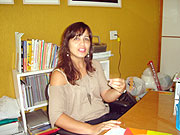 Foto da 
  diretora Andreza