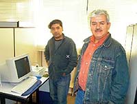 Professores Aravena e Maur?cio