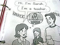 Foto de material de ingl?s