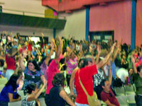 votação pela continuidade da greve