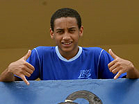 Foto de Gustavo Luiz Pinto na escola