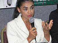 Marina Silva em entrevista coletiva