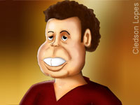 Caricatura de Ronaldo Fen?meno