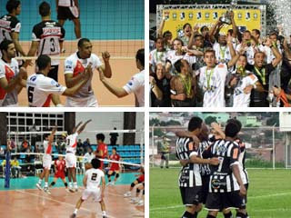 Fotos do vôlei e do Tupi