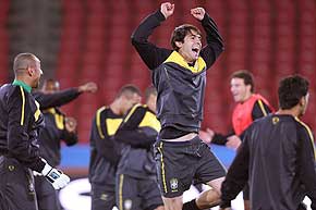 Foto do treino da Sele&ccedil;&atilde;o