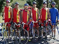 Foto da equipe de Triathlon