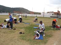 foto do treino do Tupi