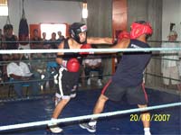 foto de uma luta de boxe
