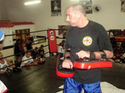 Foto de treino do Muay Thai