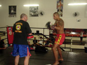 Foto de treino do Muay Thai