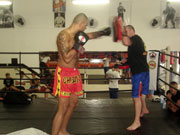 Foto de treino do Muay Thai