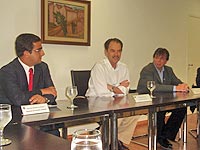 Foto de Wadson, Henrique Duque e Cust?dio MAttos