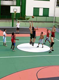 foto de jogo de basquete no Sport