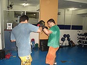 aula de boxe