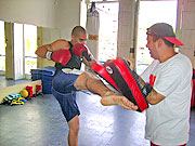 Professor treinamento aluno golpe de Chakuriki