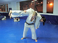 Foto de um golpe de jud?